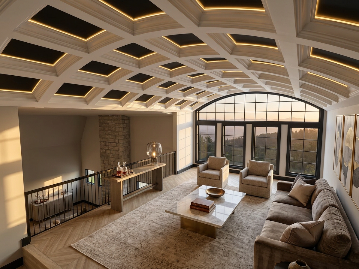 Transitional Family Room