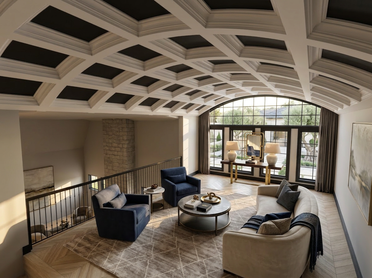 Transitional Family Room