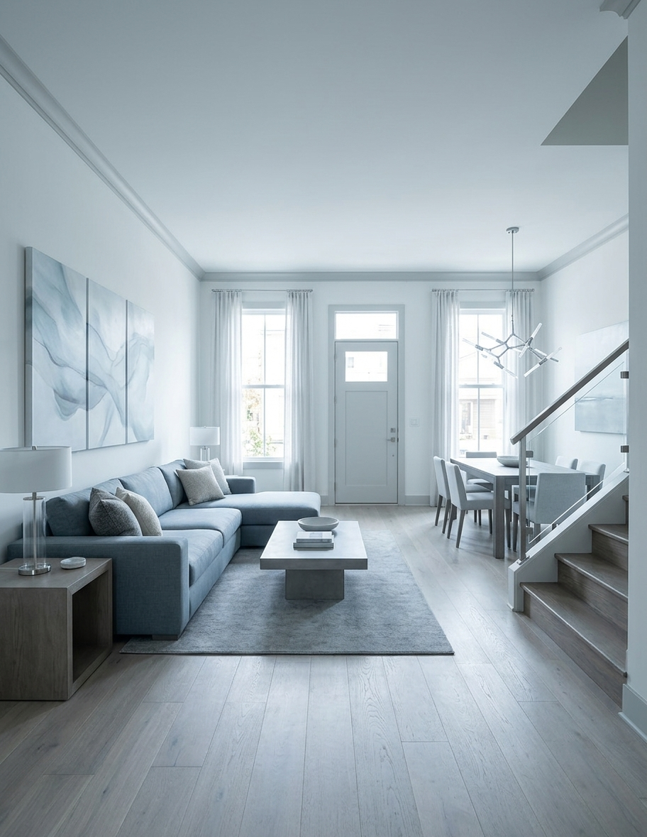Transitional Family Room
