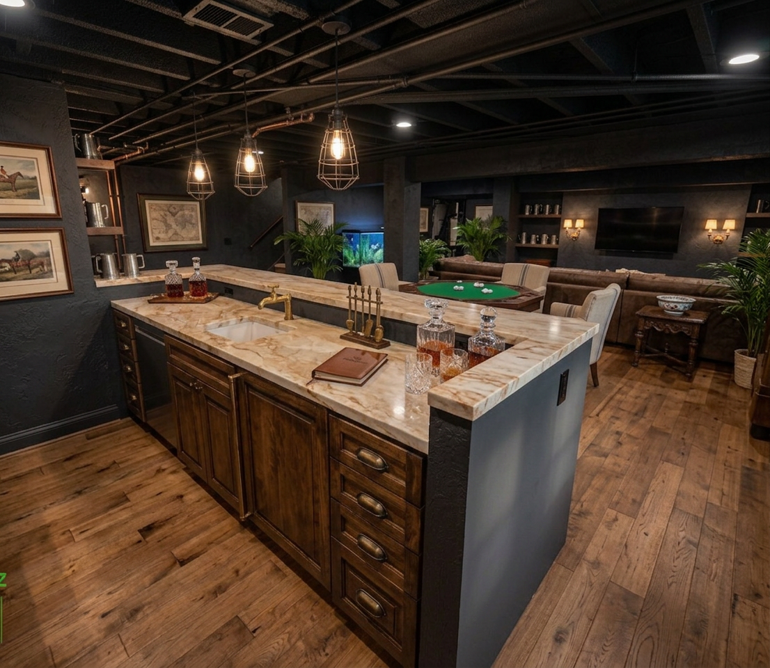 British Colonial Basement