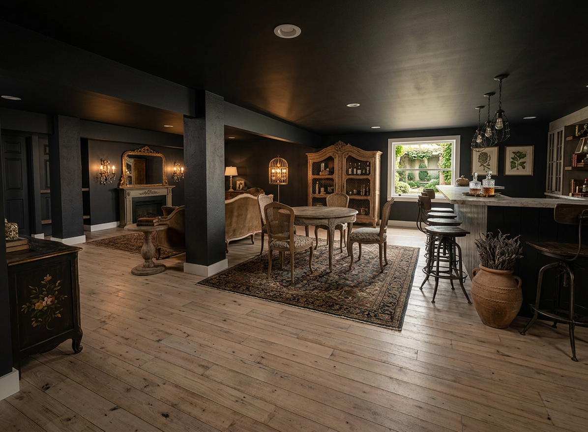 French Provincial Basement