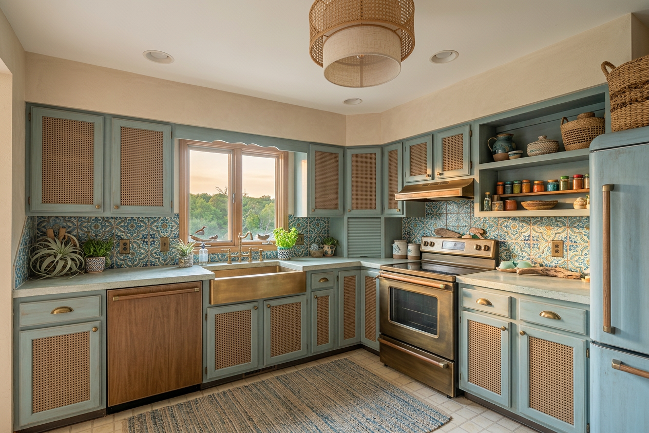 Coastal Bohemian Kitchen