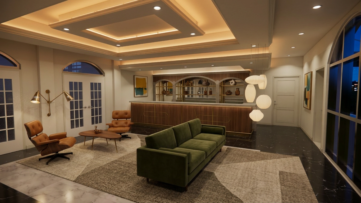 Mid Century Modern Lounge