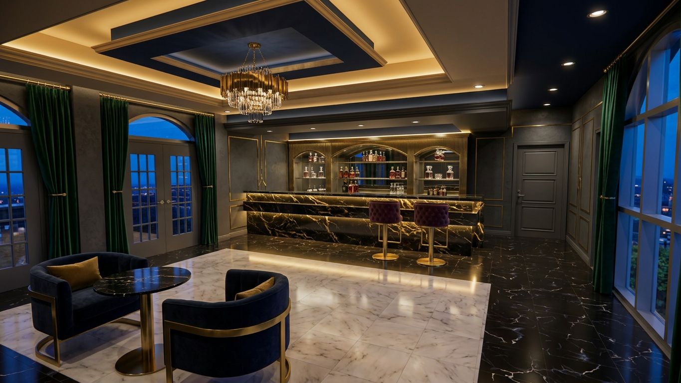 Glam Bar Area