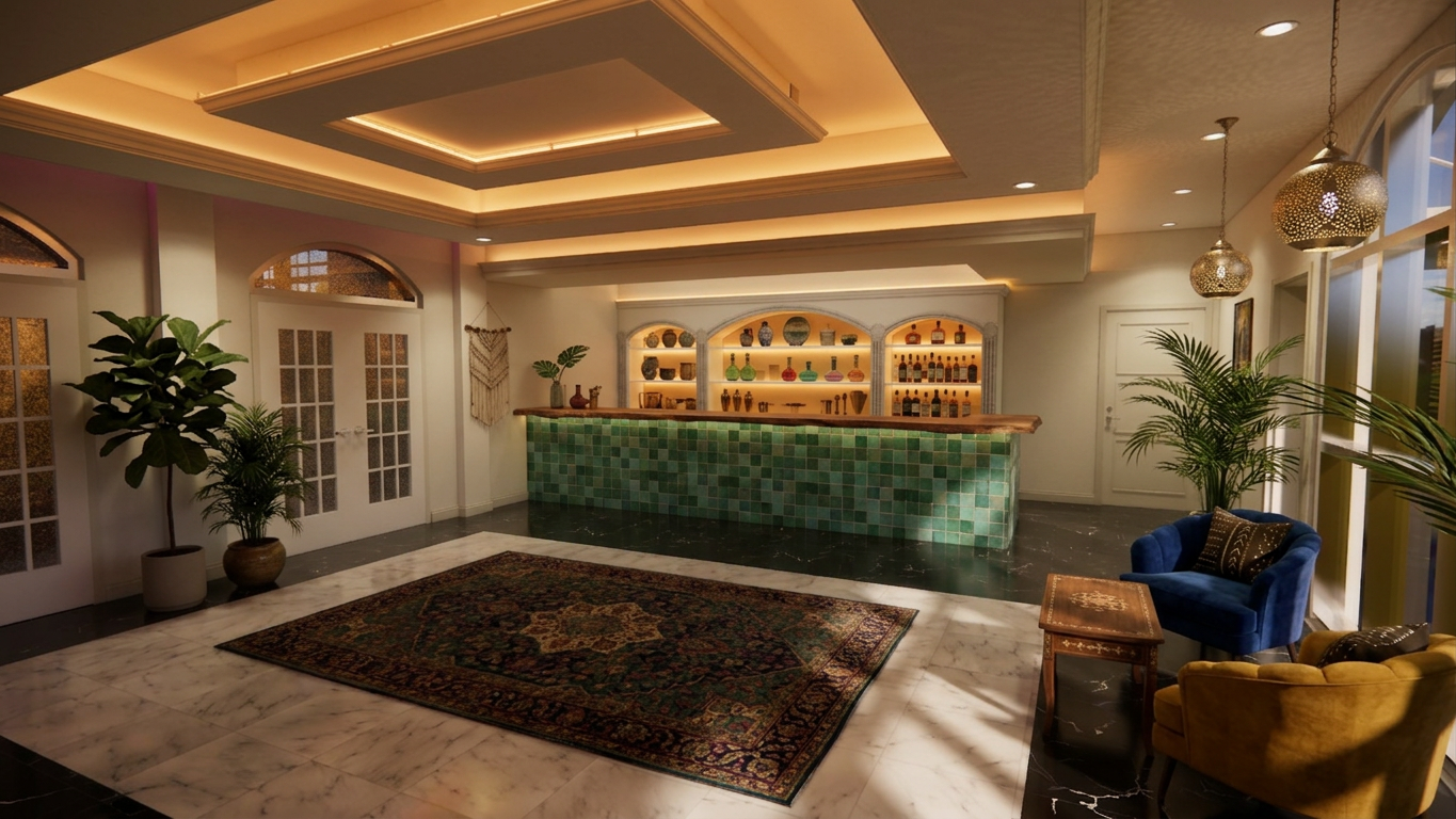 Bohemian Bar Area
