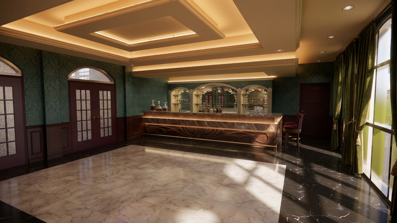 Victorian Bar Area