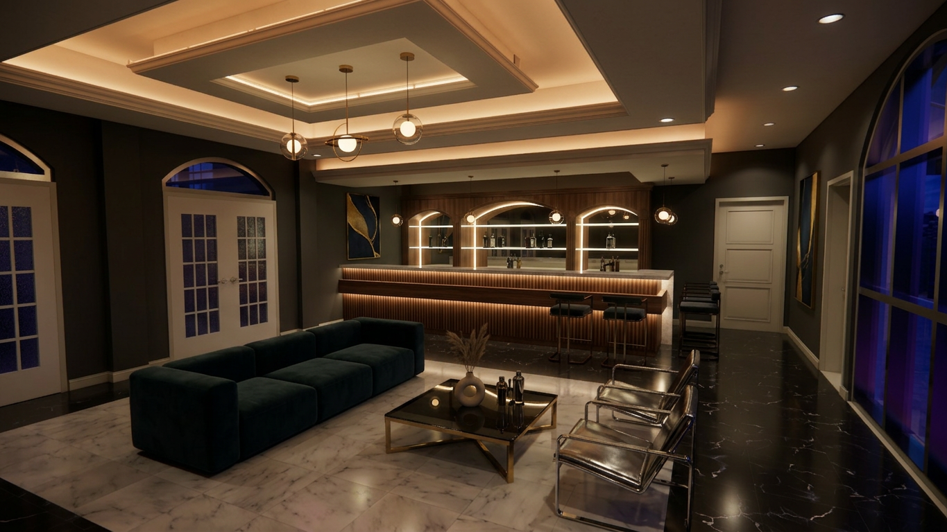Modern Bar Area