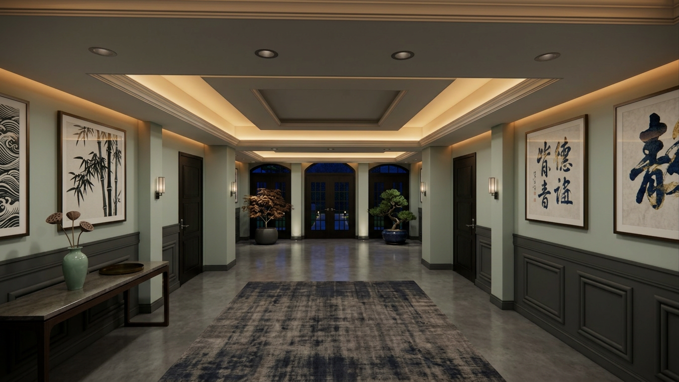 Asian Fusion Entryway