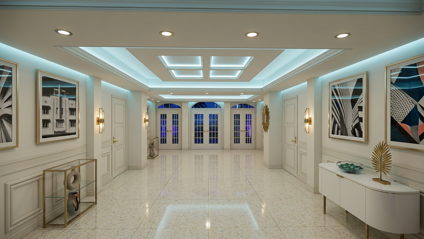 South Beach Modern Entryway