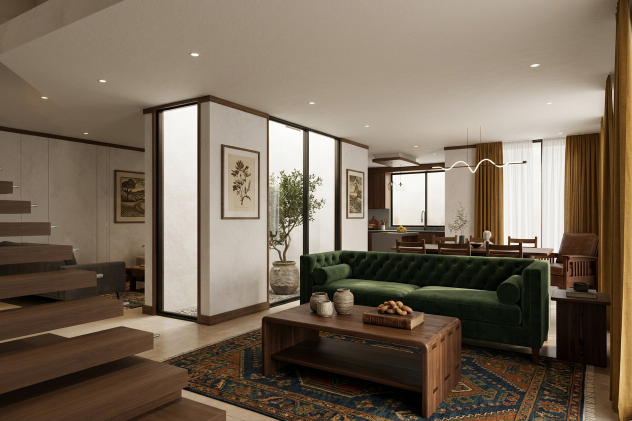Modern Craftsman Interior Design