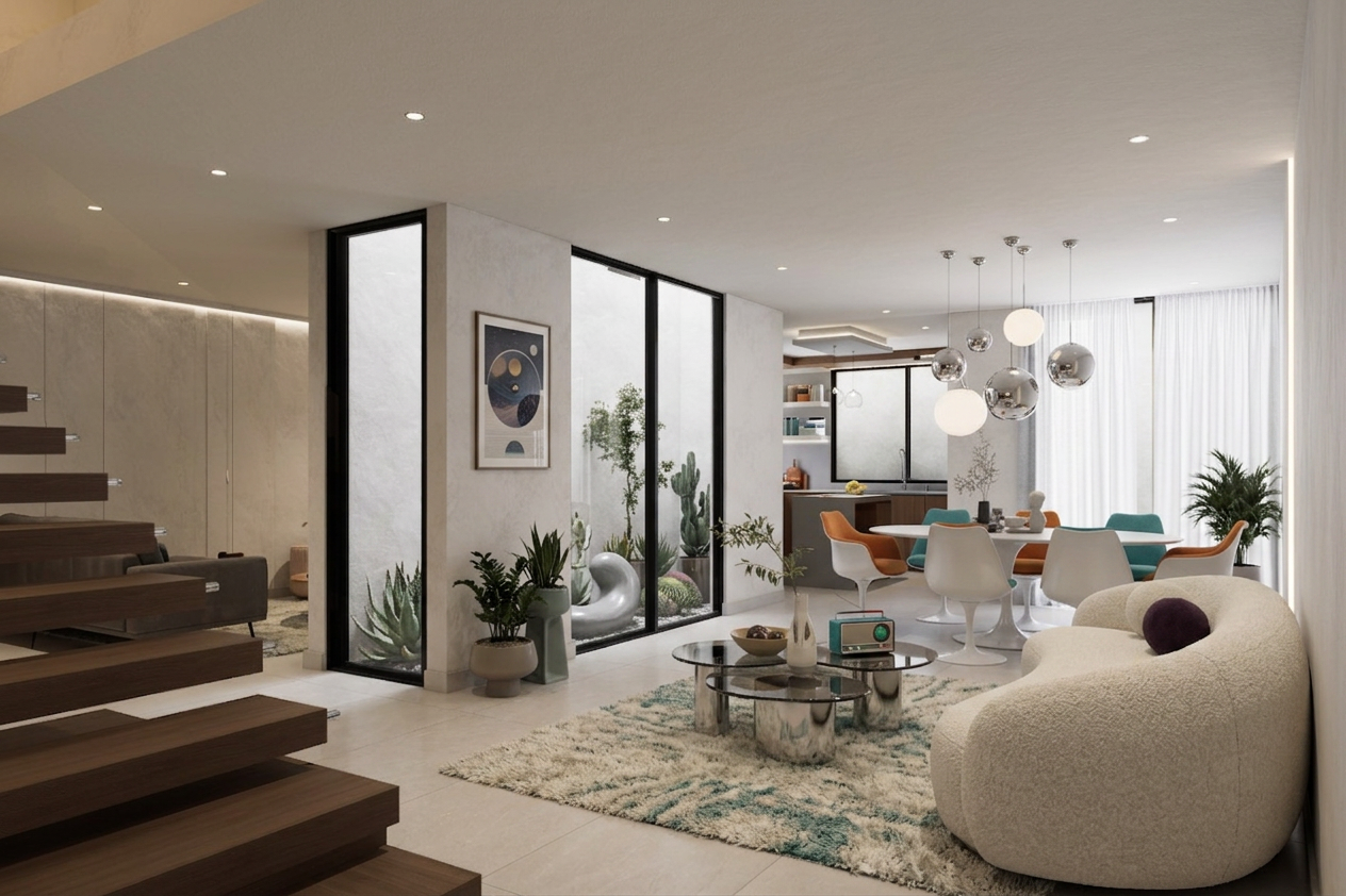 Space Age Modern Interior Design