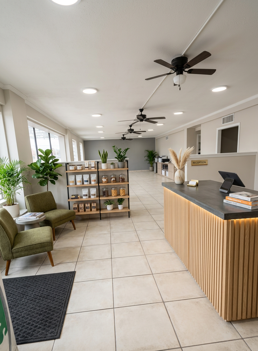 Urban Modern Reception Area