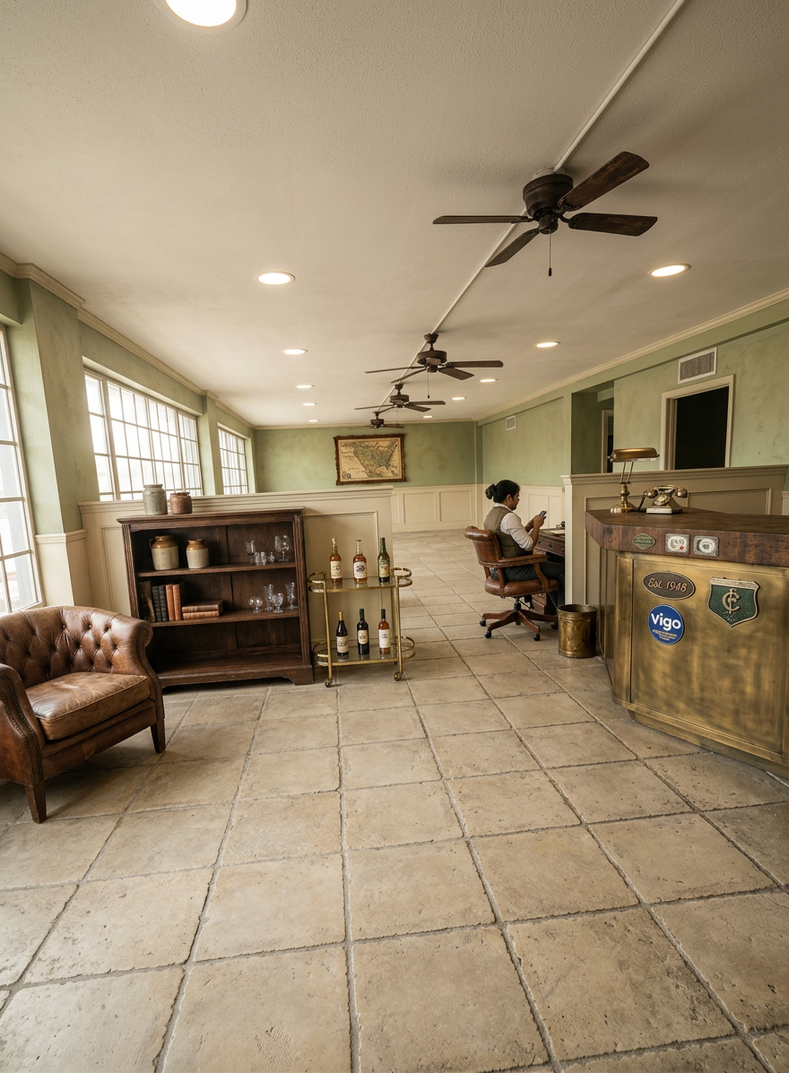 Vintage Reception Area