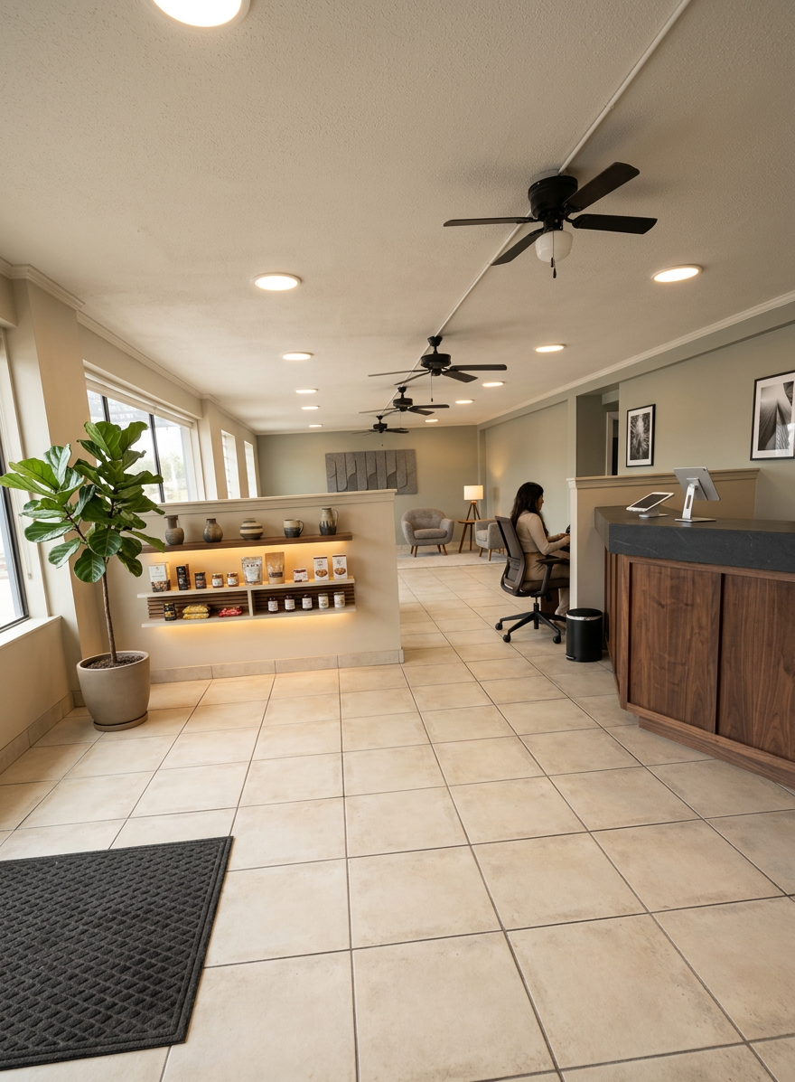 Contemporary Reception Area