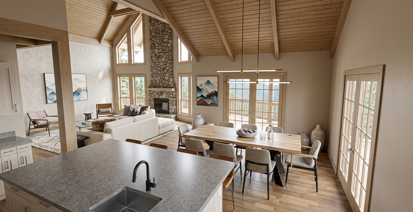 Mountain Modern Dining Room