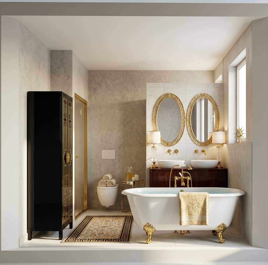 Hollywood Regency Interior Design