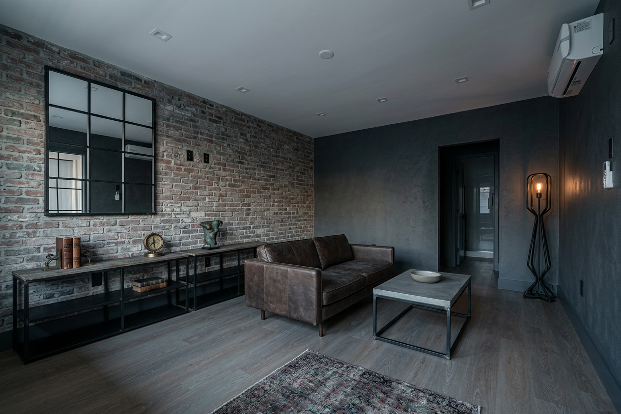 Int Industrial Chic Interior Design
