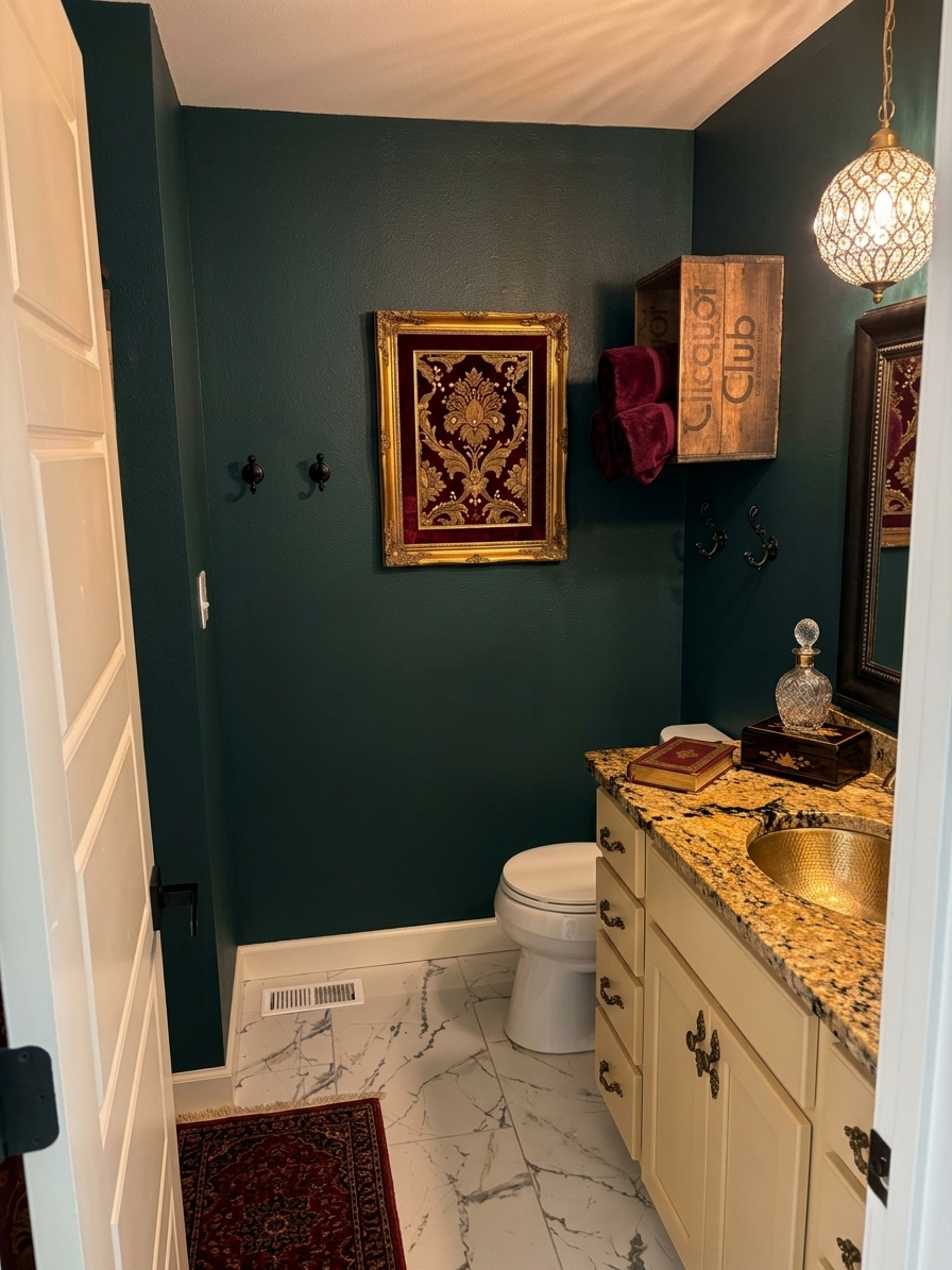 Modern Baroque Bathroom