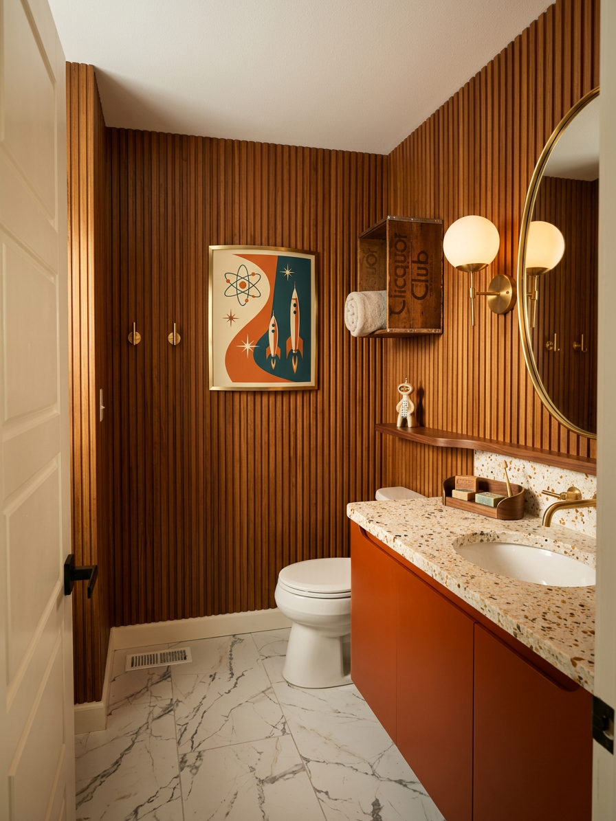 Retro Futuristic Interior Design