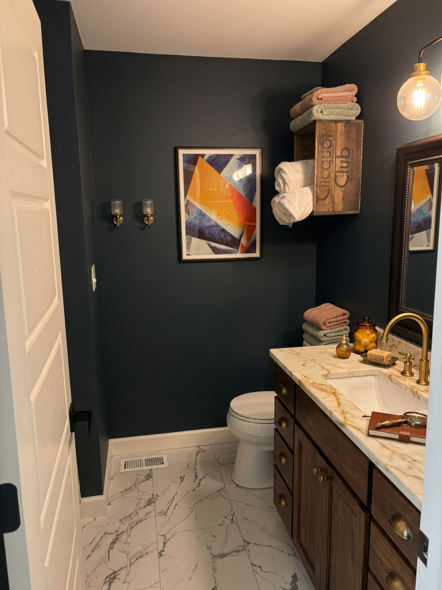 Vintage Modern Bathroom