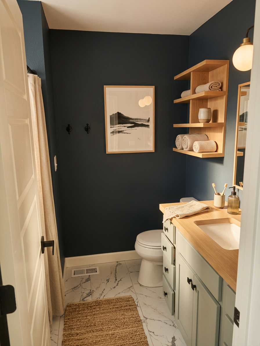 Scandi Japanese Bathroom