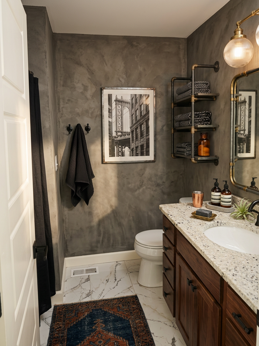 New York Loft Bathroom