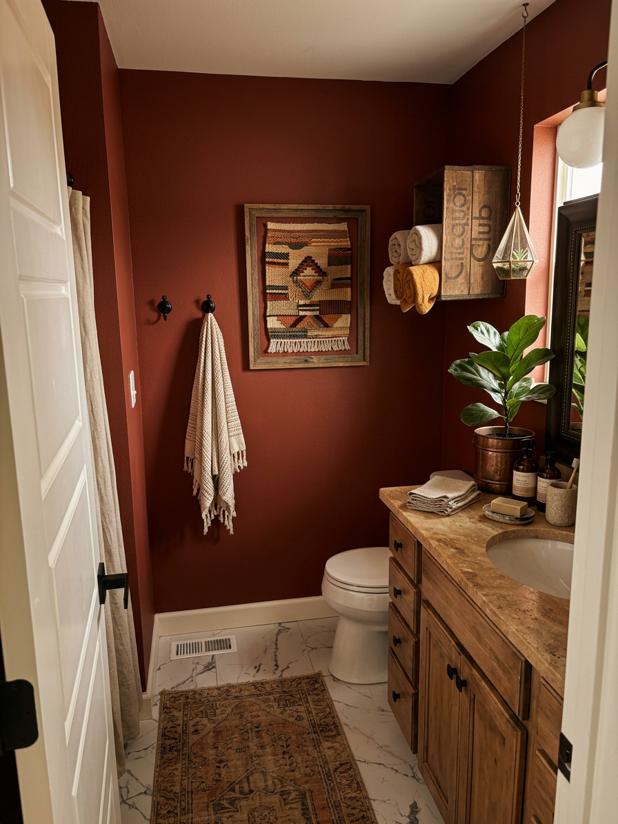 Urban Bohemian Bathroom