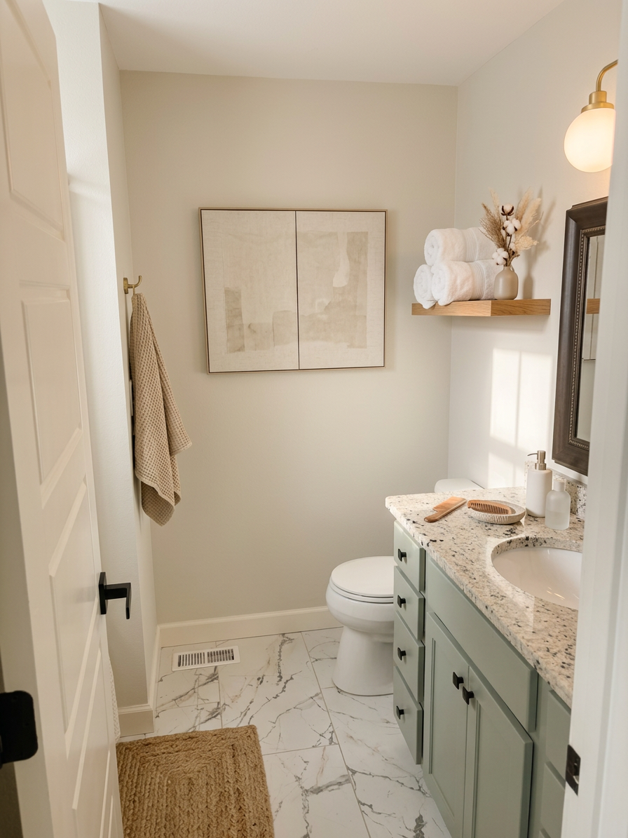 Soft Minimalism Bathroom