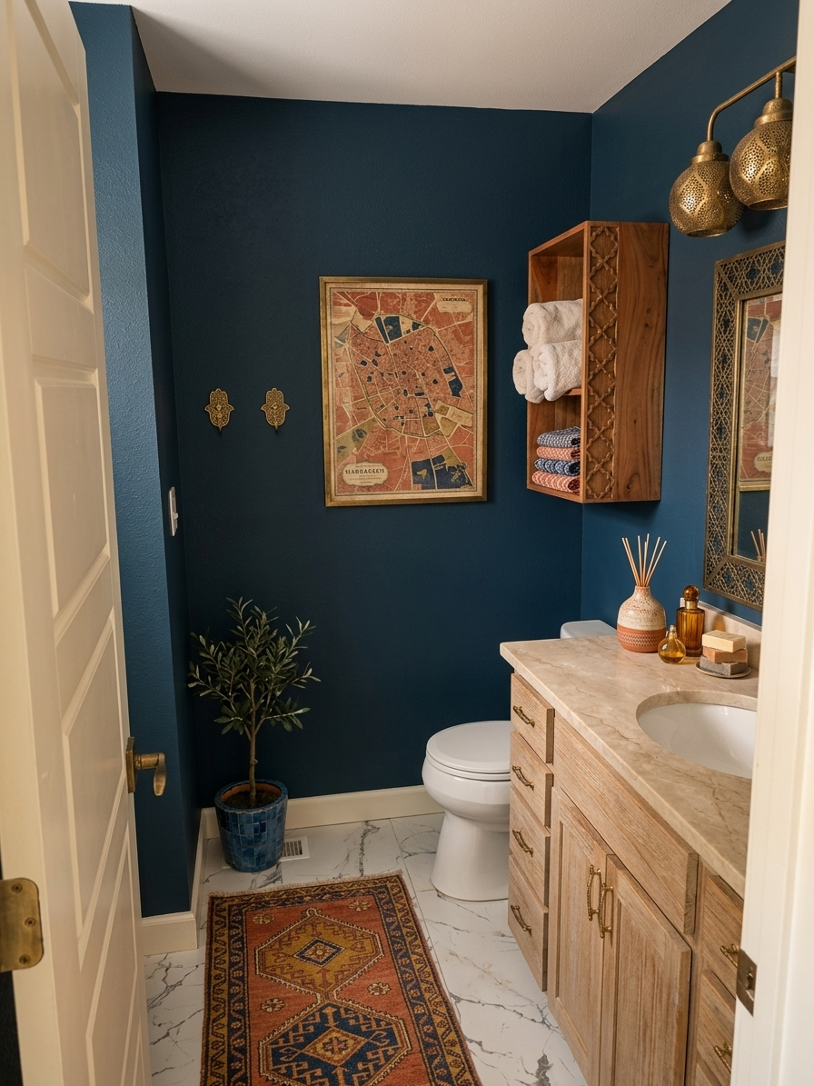 Moroccan Modern Bathroom