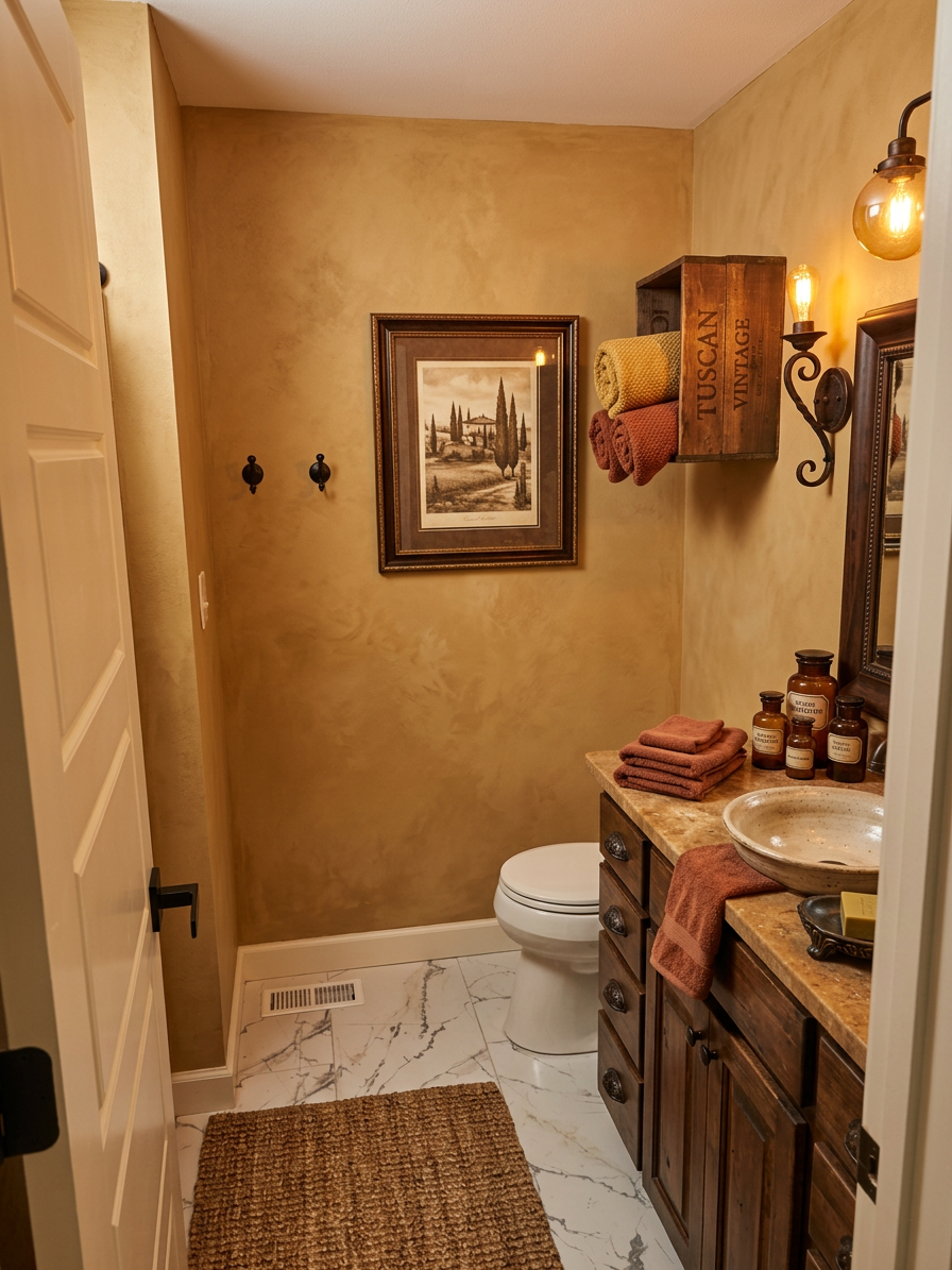 Tuscan Bathroom