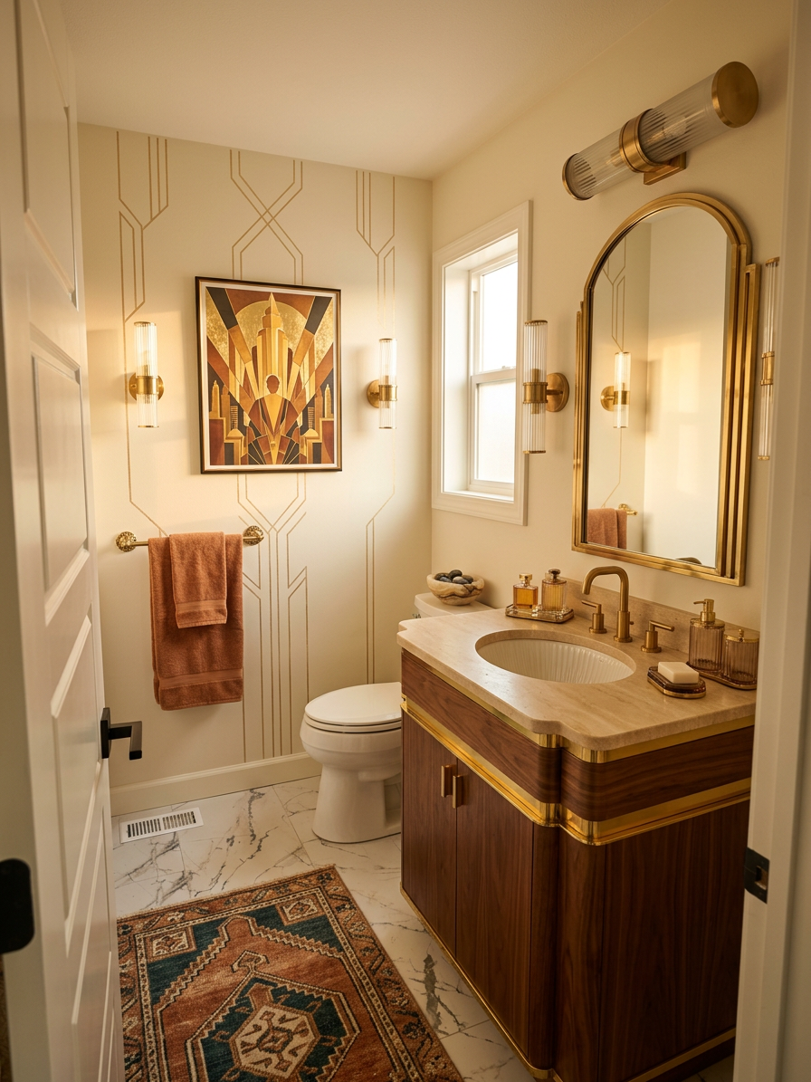 Art Moderne Bathroom