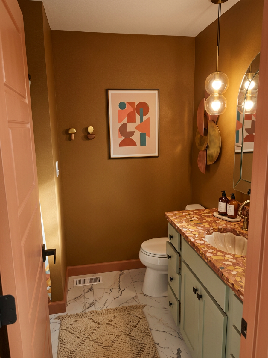 Postmodern Bathroom