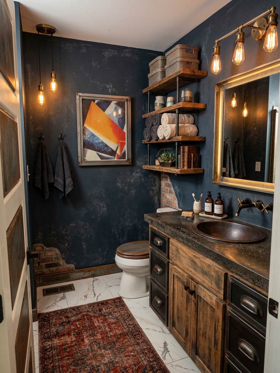 Urban Industrial Bathroom