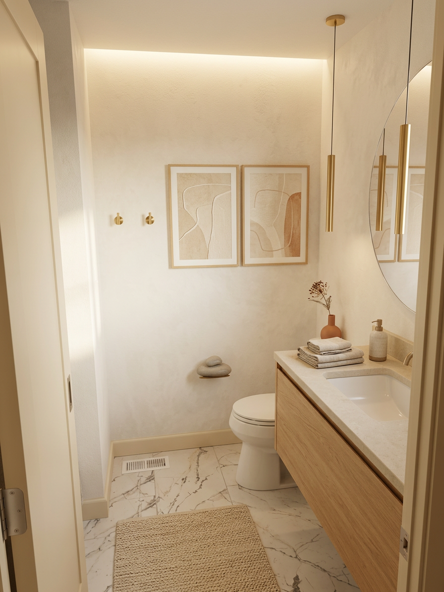 Contemporary Minimalism Bathroom