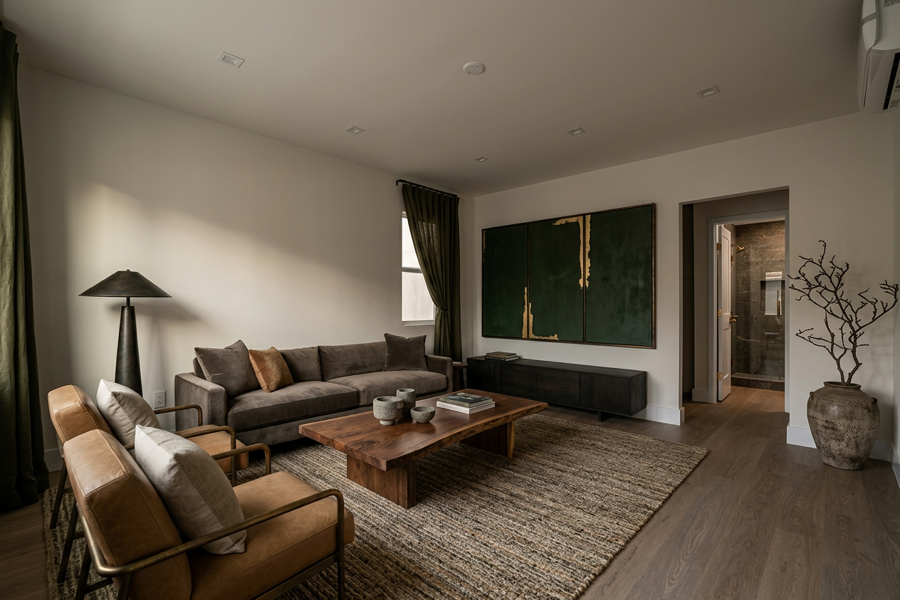 Earthy Minimalism Interior Design