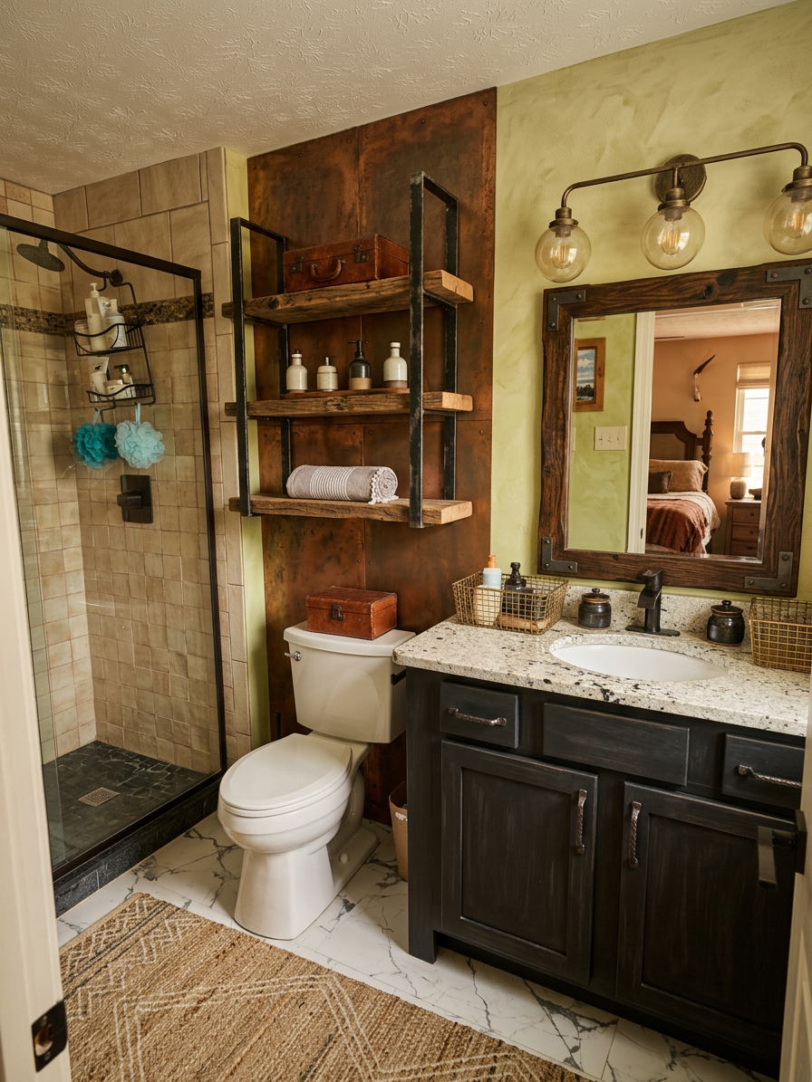 Artisanal Industrial Bathroom