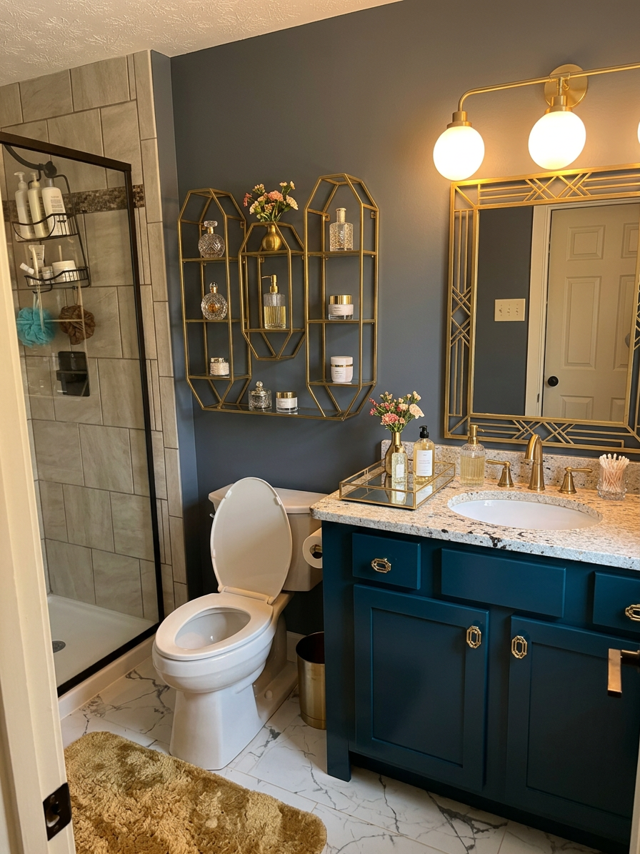 Hollywood Regency Bathroom