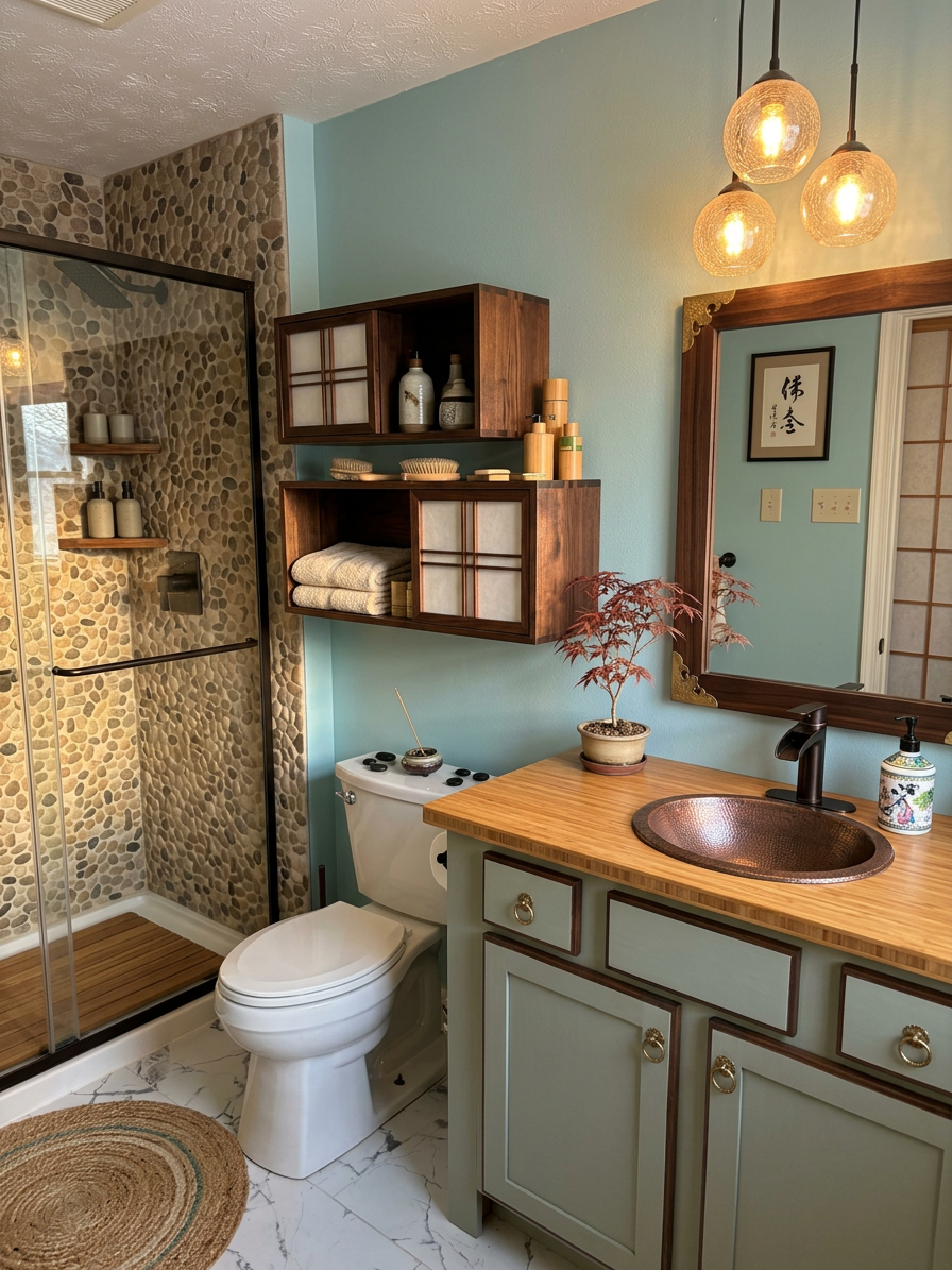 Asian Fusion Bathroom