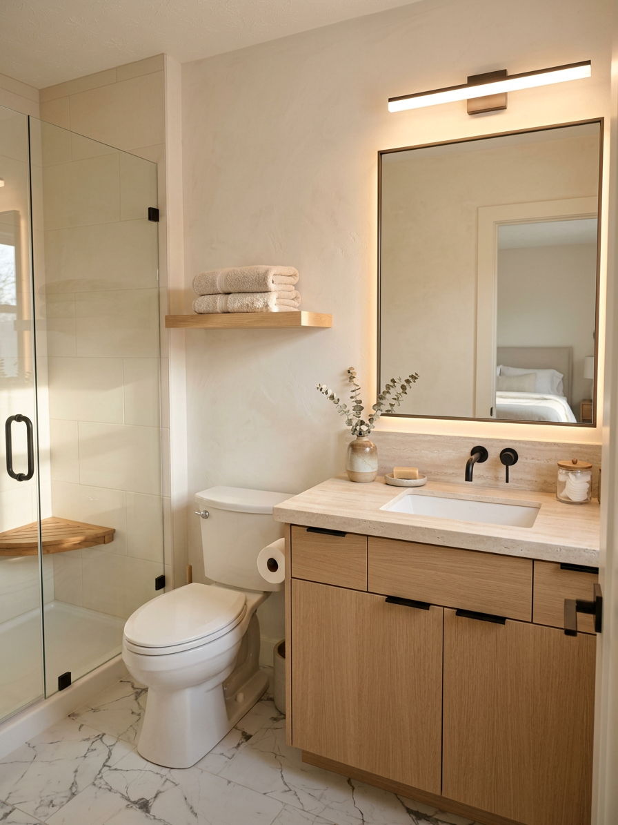 Contemporary Minimalism Bathroom