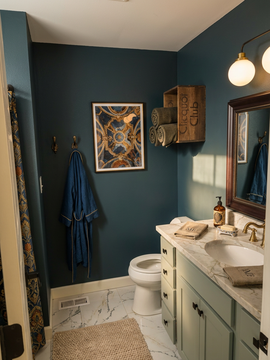 Modern Baroque Bathroom