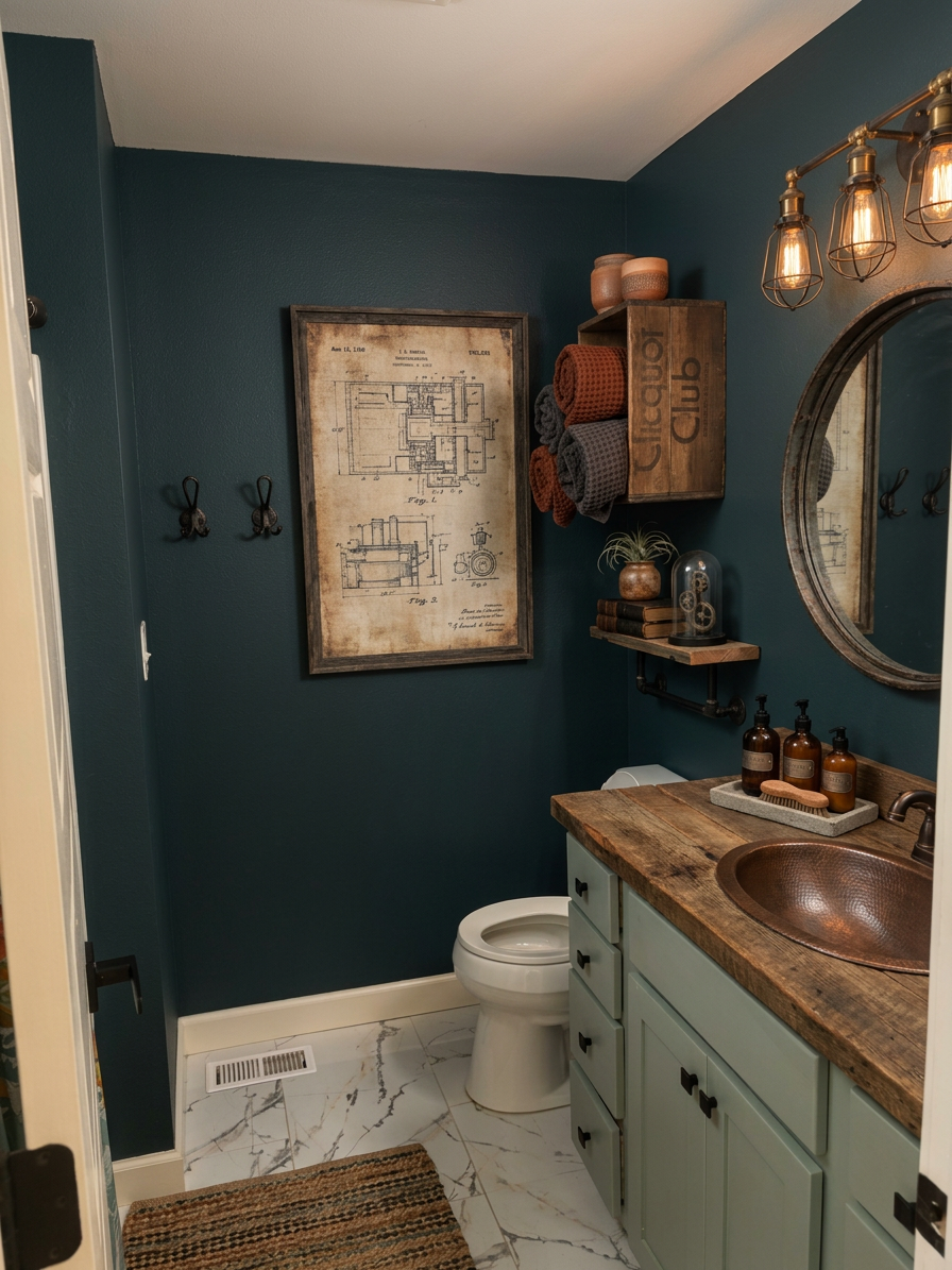 Industrial Chic Bathroom
