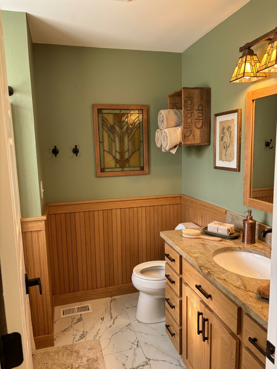 Prairie Style Bathroom