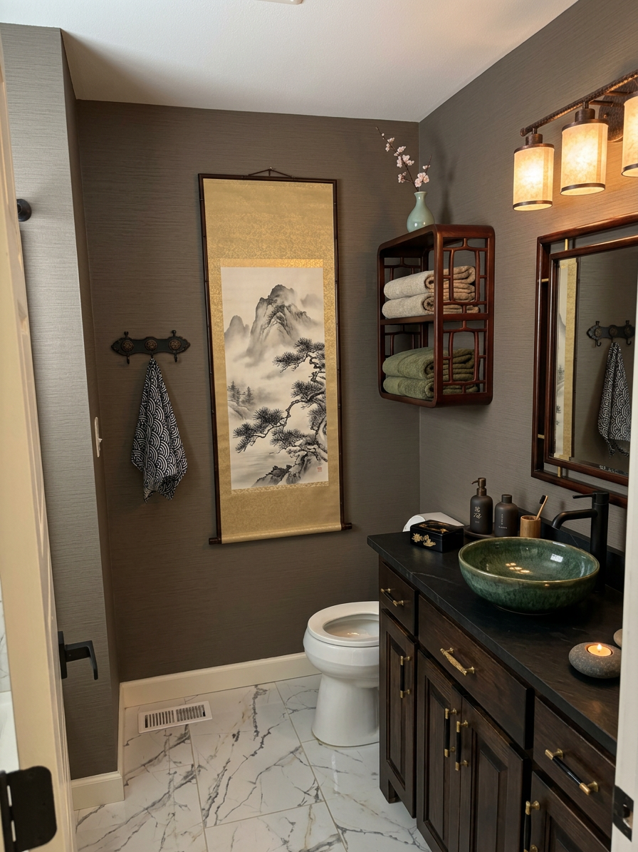Asian Fusion Bathroom