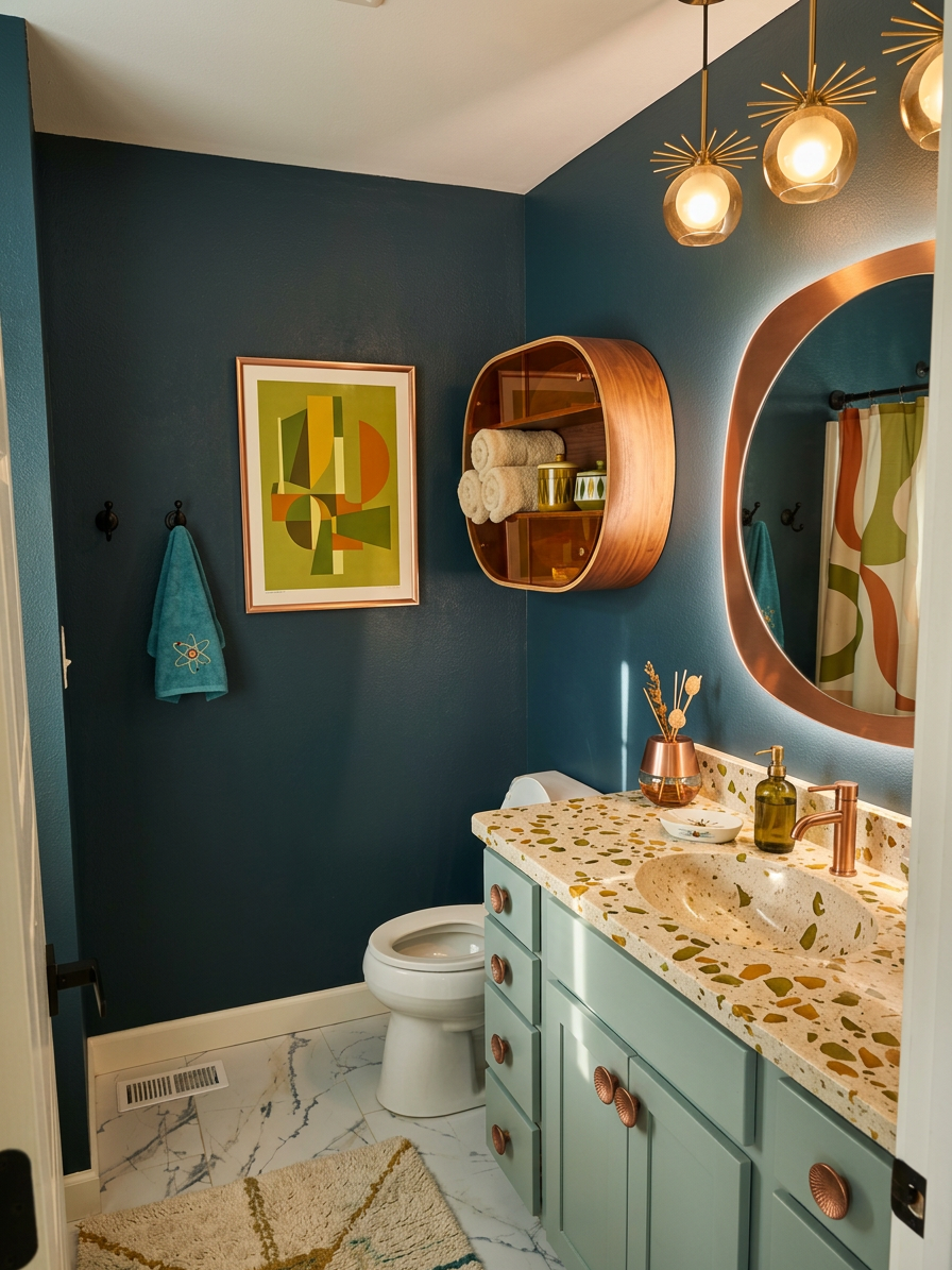 Retro Futuristic Interior Design