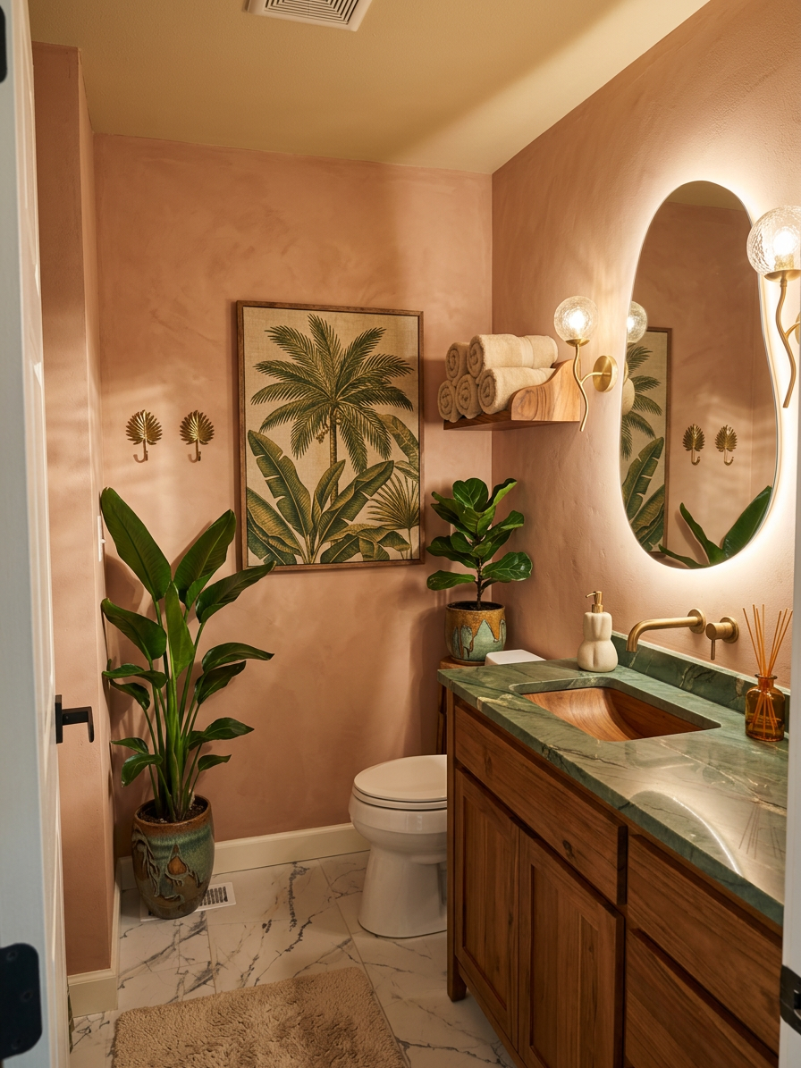 Modern Tropical Bathroom