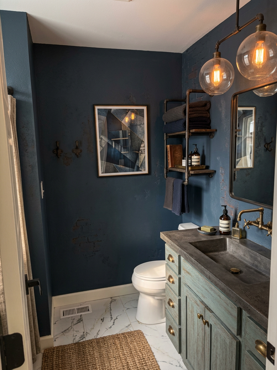 New York Loft Bathroom