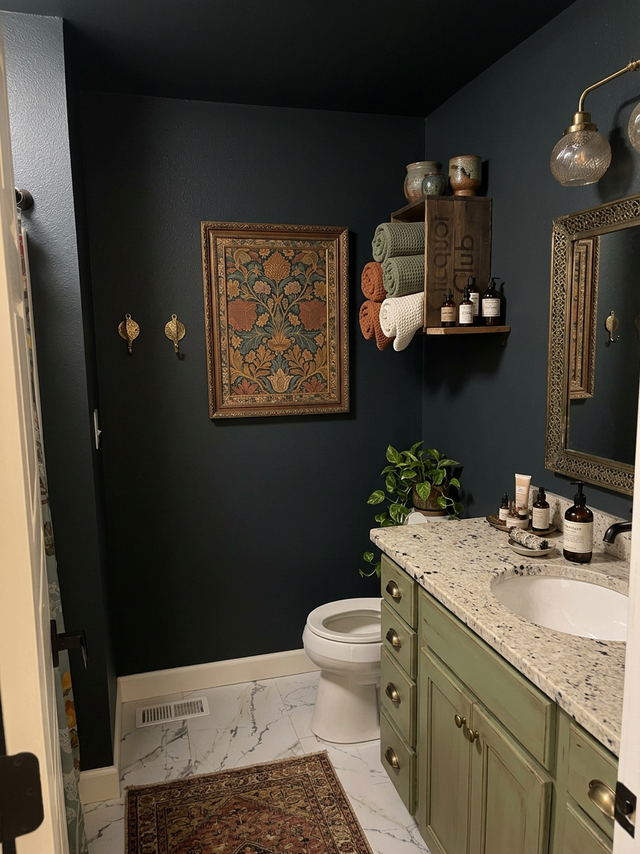 Urban Bohemian Bathroom