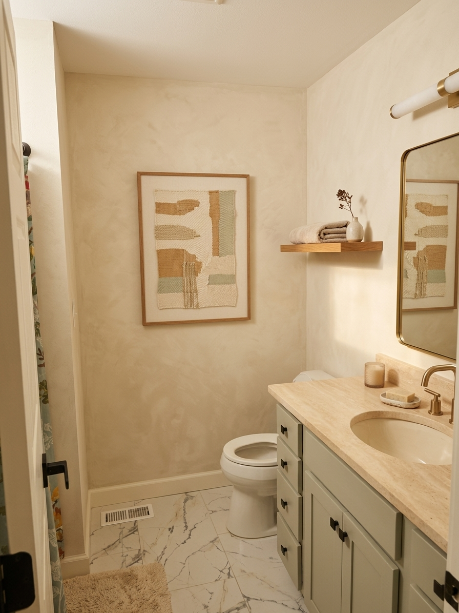Soft Minimalism Bathroom