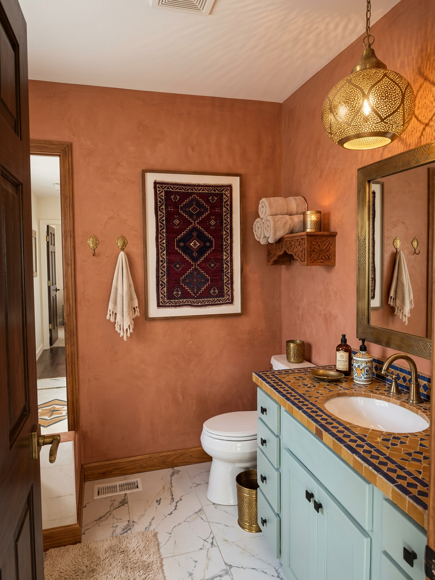 Moroccan Modern Bathroom