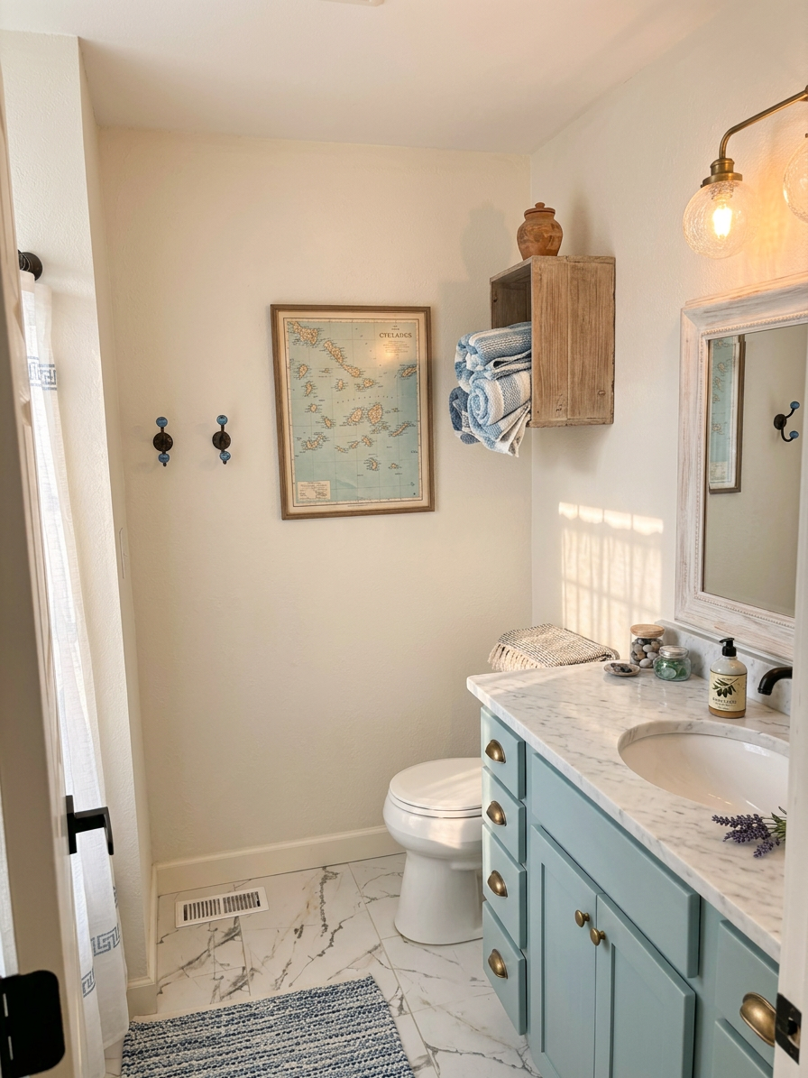 Greek Island Bathroom